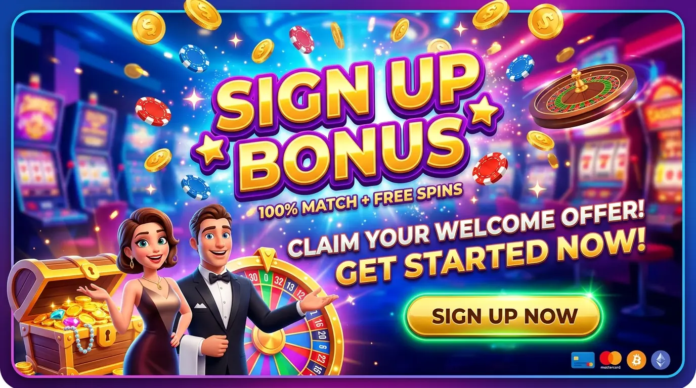 Lets Lucky casino sign up bonus